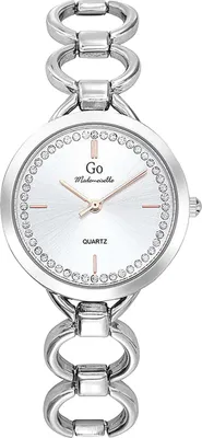 Image de Girl Only Femme Montre bracelet métallique Mademoiselle argentée Montre à quartz analogique UGO695424