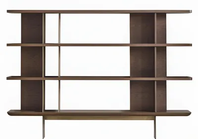Produktbild von Design Bücherregal aus Holz – Modernes Wandregal & Display