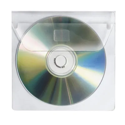 Produktbild von VELOFLEX CD-DVD Hülle - PP - selbstklebend - glasklar - 100 Stück