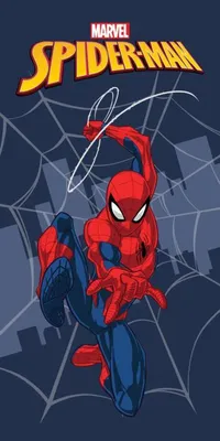 Produktbild von Spiderman Strandtuch 70 x 140 cm Polyester - Vorbestellung
