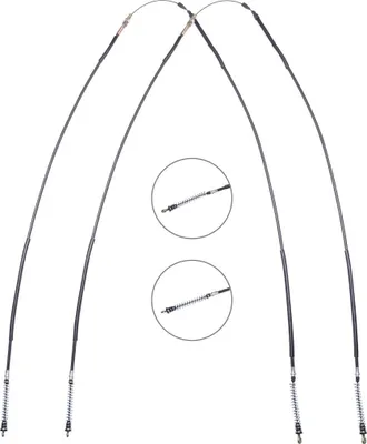 Produktbild von RIDEX Handbremsseil Seilzug Feststellbremse für FIAT CINQUECENTO (170) Hinten 124C1446