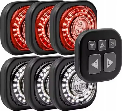 Obrázok produktu pre Helios LED indikátory 6ks Zadné svetlá Predný skúter Bluetooth bicykel