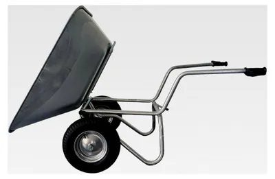 Produktbild von Kippkarre Agro 200L bis 250kg mit Luftreifen und verzinkter Stahlfelge