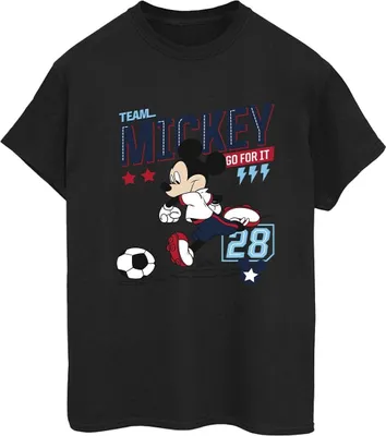 Produktbild von Disney - "Team Football" T-Shirt für Damen BI38598 (XL) (Schwarz)