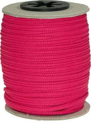 Produktbild von 50 Meter Polyesterschnur Flechtschnur 2mm, 8-fach geflochten, Kumihimo Flechten