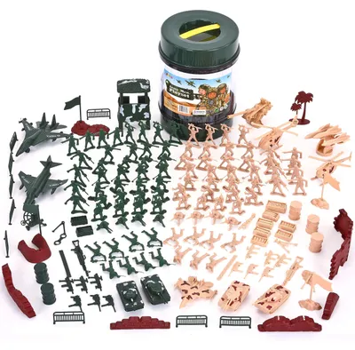 Immagine prodotto di Solidchoice - Set di giocattoli militari con 164 pezzi