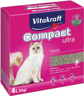 Produktbild von Vitakraft Compact Ultra Classic Katzenstreu klumpend geruchsbindend 4kg