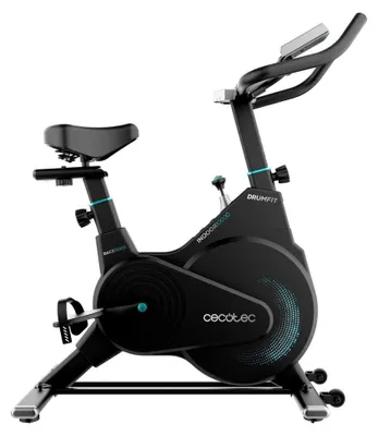 Zdjęcie produktu dla Cecotec DrumFit Indoor 10000, Rower spiningowy, 120 kg, Kalorie, Dystans, Prędkość, LCD, AAA, 540 mm