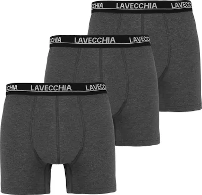 Produktbild von Lavecchia Herren Boxershorts 3er Pack FL-1020 (Anthrazit, 5XL)