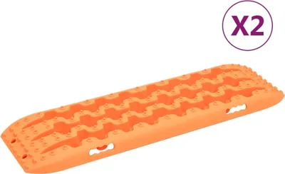 Obrázek produktu pro Vyprošťovací desky 2 ks oranžové 106 x 30,5 x 7 cm nylon