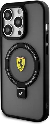 Obrázok produktu pre Kryt Puzdro iPhone 15 Pro Ferrari kompatibilné s Magsafe Logo Matt dark