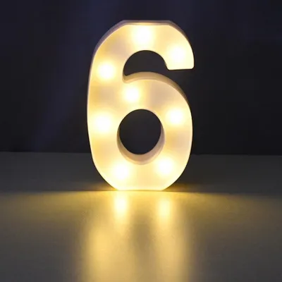 Obrázok produktu pre LED svietiace číslo 3D, 22 cm číslo 6