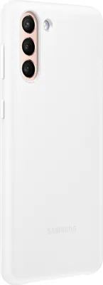 Produktbild von Samsung Galaxy S21 Plus Hülle - Kunstleder - Samsung Backcover - Weiß