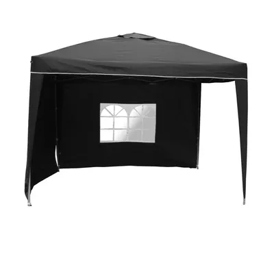 Produktbild von Alu Pavillon Faltpavillon 3x3m Gartenpavillon Gartenzelt Partyzelt Wasserabweisend Schwarz