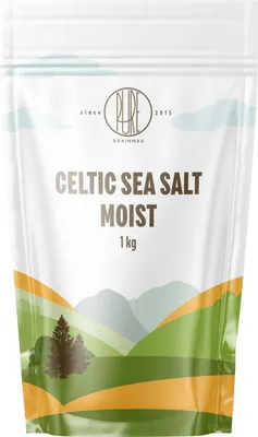 Obrázok produktu pre BrainMax Pure® Keltská morská soľ, vlhká, Keltská morská soľ, vlhká, 1000 g