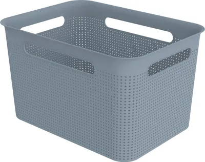 Produktbild von Rotho Wäschekorb Brisen 16 L misty blau