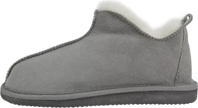Produktbild von Lammfell Hausschuhe - CINDERELLA - Schuhgröße: EUR 39 | Farbe: Grau/Weiß