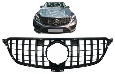 Obrázok produktu pre Mriežka chladiča pre Mercedes GLE C292 (modelový rok 2015–2018), SUV GLE W166 v štýle GT-R Panamericana.