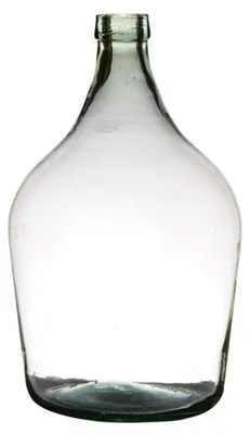 Produktbild von Bellatio Design Vase - Flaschenform - transparent - Glas - 25x39cm