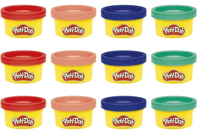 Produktbild von Play-Doh Partydosen 12er-Pack, 2 Jahr(e), Polypropylen (PP), Polyethylen, 12 Stück(e)
