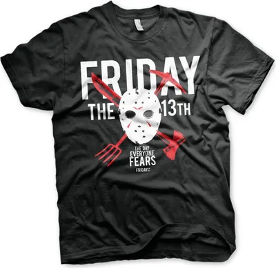 Produktbild von Friday The 13th - The Day Everyone Fears T-Shirt - Medium - Black