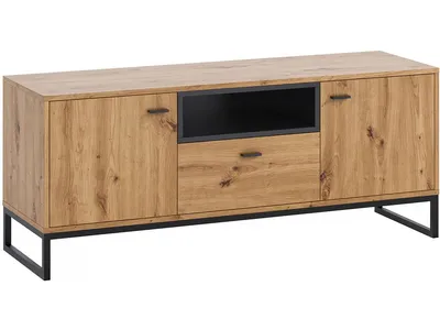 Obrázek produktu pro TV stolek BEND - černý / dub artisan