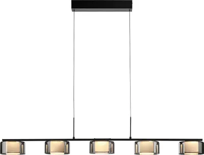 Produktbild von Paul Neuhaus Pendelleuchte RIKA LBH 119x15x180 cm schwarz Hängelampe