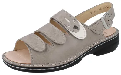 Produktbild von FINN COMFORT Saloniki Damen Sandale beige Nubukleder - Größe: 39
