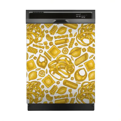 Produktbild von Magnete Dekorative 60x70 cm Küche Magnetmatte Spülmaschine - Italienische Nudeln
