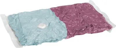 Produktbild von WENKO 2er Set Vakuum Aufbewahrungs System 90x55 cm Kleider Säcke Schrank Sack