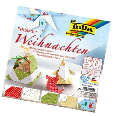 Immagine prodotto di folia Faltbl„tter "Weihnachten", 200 x 200 mm, 80 g/qm