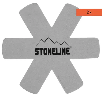 Produktbild von STONELINE® Pfannenschützer 38 cm Set 2-teilig | Grau