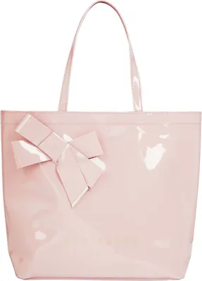 Image de Ted Baker sac shopper sac à épaule Nicon Knot Bow Large Icon Pink rose