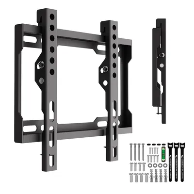 Obrázek produktu pro Držák na televizor Maclean, maximální VESA 200x200, pro televize 13–43", nosnost až 45 kg, černý, nastavitelný sklon 0°–8°, model MC-186