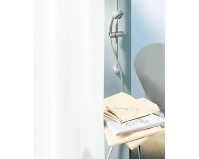 Produktbild von Duschvorhang spirella Altro weiß Textil 180 x 200 cm
