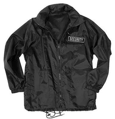 Produktbild von Security Windbreaker, schwarz