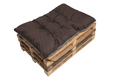 Obrázok produktu pre Hnedý paletový vankúš; záhradný vankúš, 120x50; sedací vankúš; záhradné vankúše; vodotesný vonkajší vankúš; pohodlné vankúše