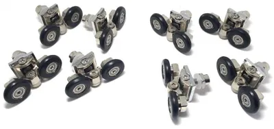Produktbild von Set von 8 Duschschiebetürrollen mit 25mm Durchmesser