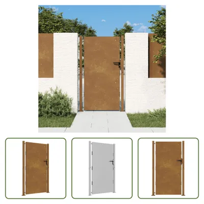 Obrázek produktu pro The Living Store Zahradní brána 105x205 cm z oceli Corten