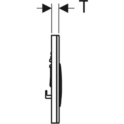 Produktbild von Geberit Sigma50 Betätigungsplatte, für 2-Mengen-Spülung, Metallfarbe Messing, rund, 115.652.SJ.1