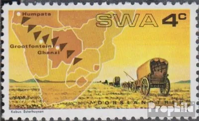 Produktbild von Briefmarken Namibia - Südwestafrika 1974 Mi 401 (kompl.Ausg.) FDC Dorslandtreck