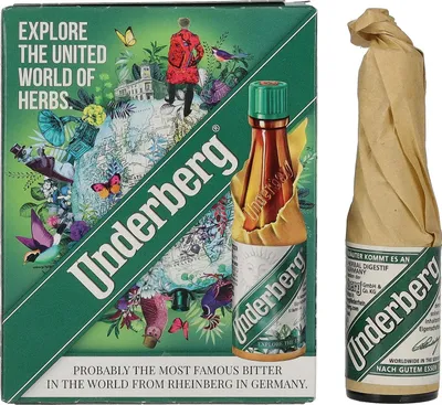 Produktbild von Underberg Natural Herbal Digestif 44% Vol. 3x0,02l
