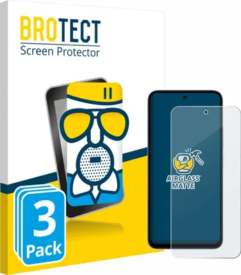 Produktbild von 3x BROTECT Entspiegelungs Schutzglas für Xiaomi Redmi 15 4G Schutzfolie Panzer Folie Glas Display Schutz matt