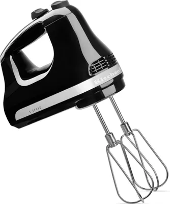 Obrázek produktu pro KitchenAid 5KHM5110EOB, Ruční mixér, Černá, Tlučení, Míchání, 1,6 m, 1000 ot/min, Plast