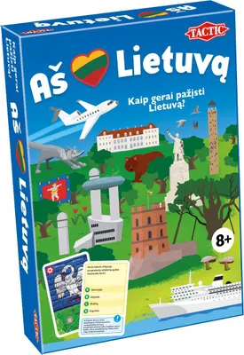 Image de Jeu de société « J'aime la Lituanie » - Amusant pour tous les âges, en lituanien