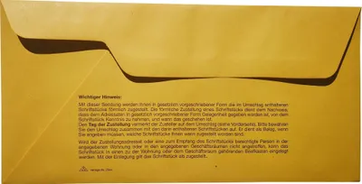 Produktbild von RNK RNK Briefumschlag DIN lang 220 x 110 mm (B x H) mit Fenster 80g/m² mit Nassklebung Naturpapier recyclinggelb