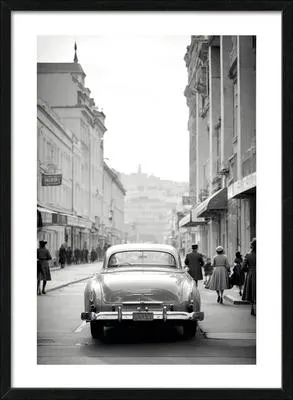 Produktbild von Gerahmtes Bild Vintage Car On The Street II 53x73 cm