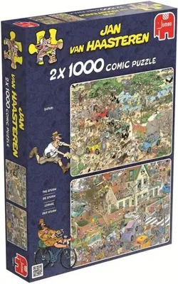 Image de La tempête & Le safari. Puzzle 2 x 1000 pièces