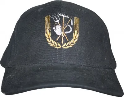 Produktbild von Baseballcap mit Einstickung  - Zunftzeichen Landwirtschaft - 68618 schwarz