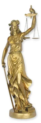 Produktbild von Skulptur Justitia aus Kunstharz Replikat Retro Design Dekoration
